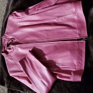 Valerie Stevens Leather Moto Jacket